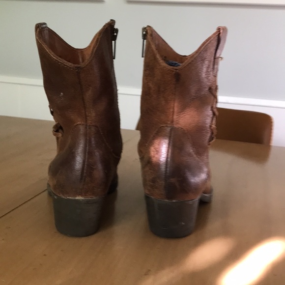 Born brown zip up boots - Picture 4 of 5